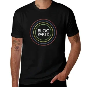 Bloc Party Rock T-Shirt boys animal print anime figures oversized t shirt man t shirt Men's t shirts
